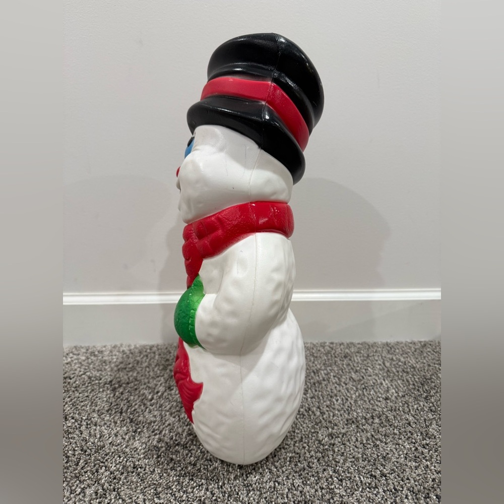 Vintage snowman blow mold - Picture 4 of 8
